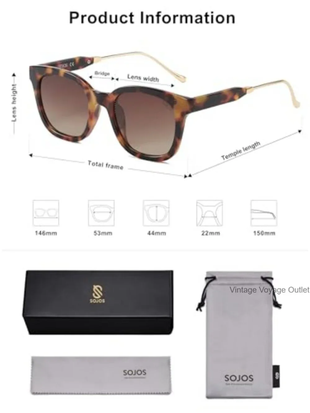 Classic Square Polarized Sunglasses UV400 Retro Trendy TAC Lenses